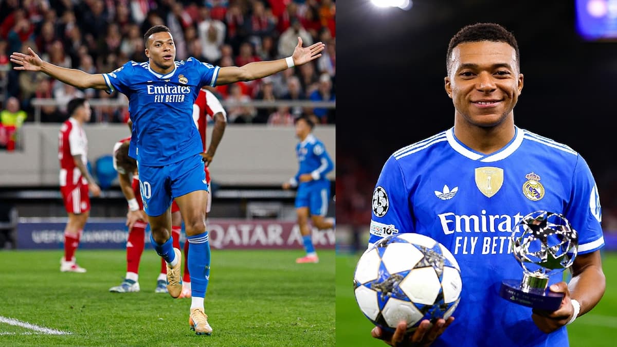 Mbappé Guncang Eropa: Hattrick 7 Menit Bawa Real Madrid Bangkit di Liga Champions