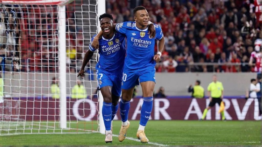 Mbappé Guncang Eropa: Hattrick 7 Menit Bawa Real Madrid Bangkit di Liga Champions