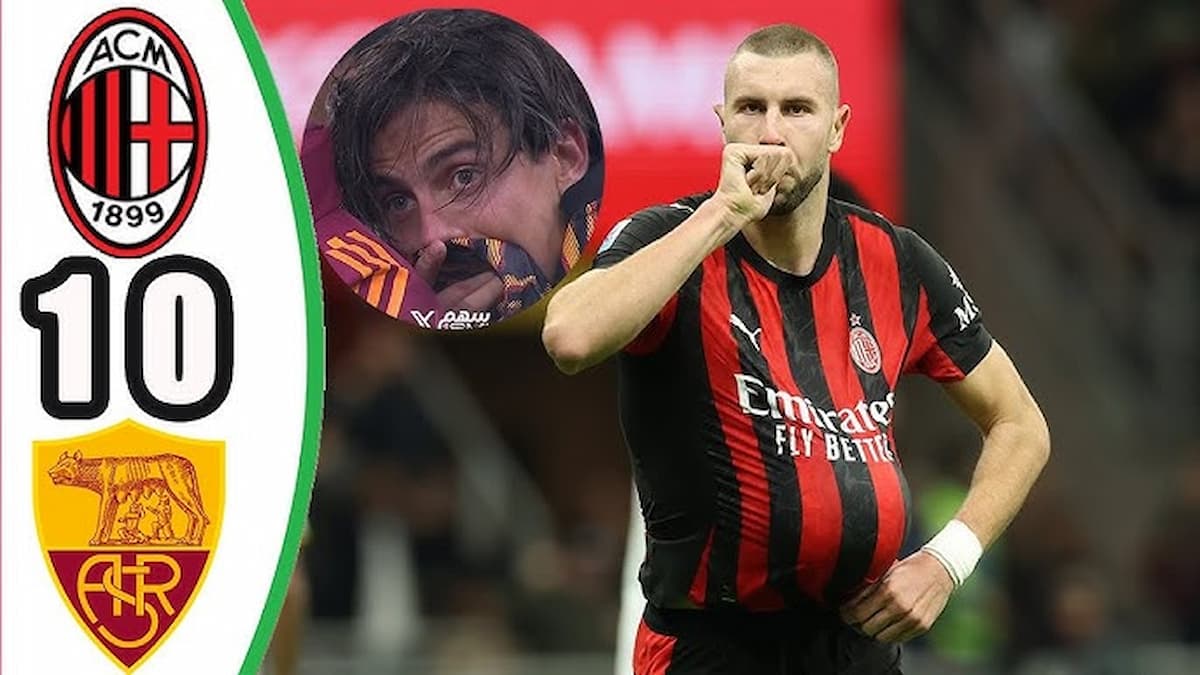 Hasil AC Milan vs AS Roma